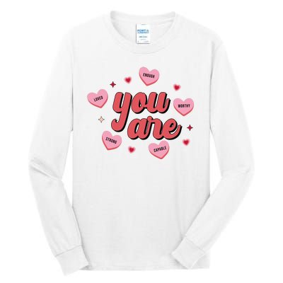 You Are Self Love Hearts Tall Long Sleeve T-Shirt