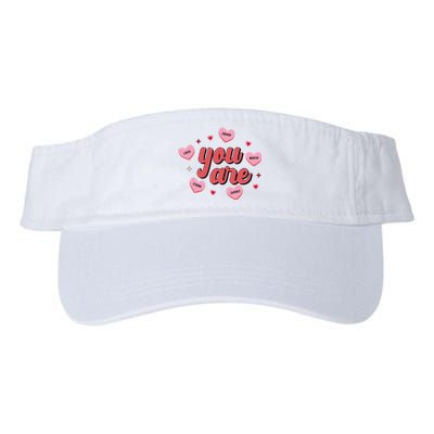 You Are Self Love Hearts Valucap Bio-Washed Visor