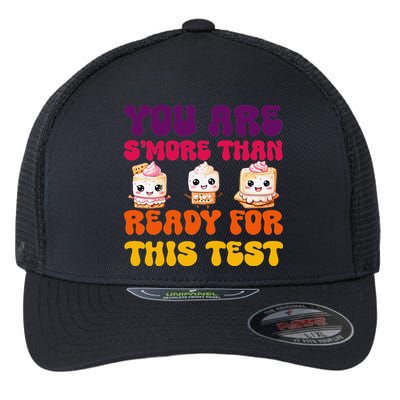 You Are Smore Than Ready For This Test Test Day Cute Smore Flexfit Unipanel Trucker Cap