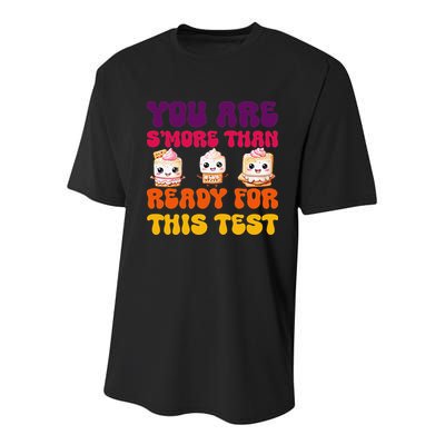 You Are Smore Than Ready For This Test Test Day Cute Smore Youth Performance Sprint T-Shirt