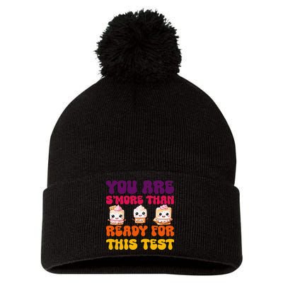 You Are Smore Than Ready For This Test Test Day Cute Smore Pom Pom 12in Knit Beanie