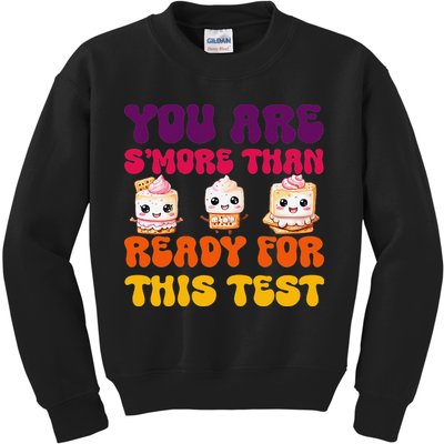 You Are Smore Than Ready For This Test Test Day Cute Smore Kids Sweatshirt