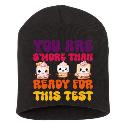 You Are Smore Than Ready For This Test Test Day Cute Smore Short Acrylic Beanie