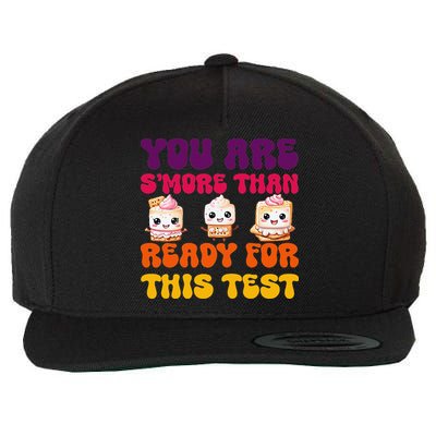 You Are Smore Than Ready For This Test Test Day Cute Smore Wool Snapback Cap