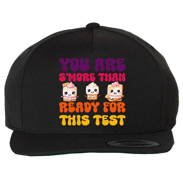 You Are Smore Than Ready For This Test Test Day Cute Smore Wool Snapback Cap