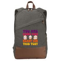 You Are Smore Than Ready For This Test Test Day Cute Smore Cotton Canvas Backpack