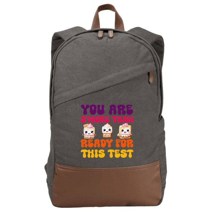 You Are Smore Than Ready For This Test Test Day Cute Smore Cotton Canvas Backpack