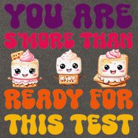 You Are Smore Than Ready For This Test Test Day Cute Smore Cotton Canvas Backpack