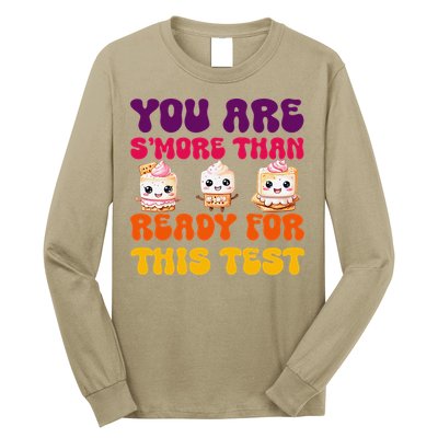 You Are Smore Than Ready For This Test Test Day Cute Smore Long Sleeve Shirt