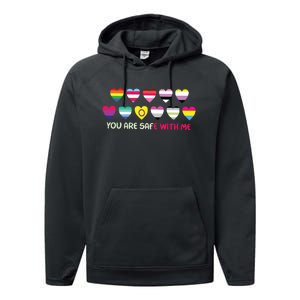 You Are Safe With Me Performance Fleece Hoodie