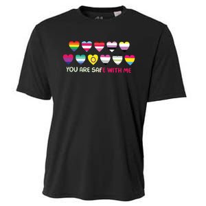 You Are Safe With Me Cooling Performance Crew T-Shirt