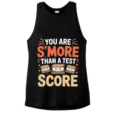 You Are Smore Than A Test Score State Test Day Teacher Ladies PosiCharge Tri-Blend Wicking Tank