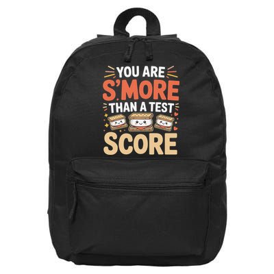 You Are Smore Than A Test Score State Test Day Teacher 16 in Basic Backpack