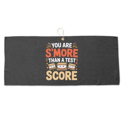 You Are Smore Than A Test Score State Test Day Teacher Large Microfiber Waffle Golf Towel