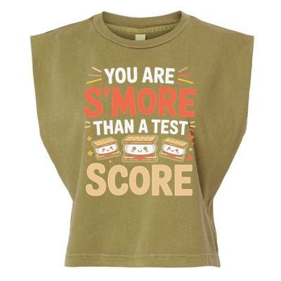 You Are Smore Than A Test Score State Test Day Teacher Garment-Dyed Women's Muscle Tee