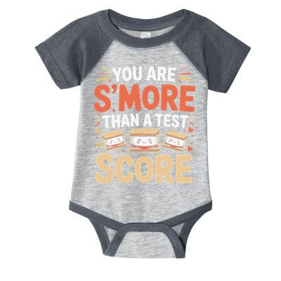 You Are Smore Than A Test Score State Test Day Teacher Infant Baby Jersey Bodysuit
