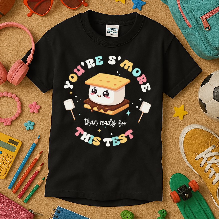 You Are Smore Than A Test Score State Test Day Teacher Kids T-Shirt