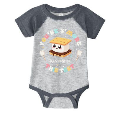 You Are Smore Than A Test Score State Test Day Teacher Infant Baby Jersey Bodysuit