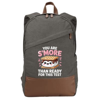 You Are Smore Than Ready For This Test Day Teacher Cotton Canvas Backpack