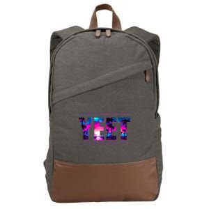 Yeet Apparel Saying For All Cotton Canvas Backpack