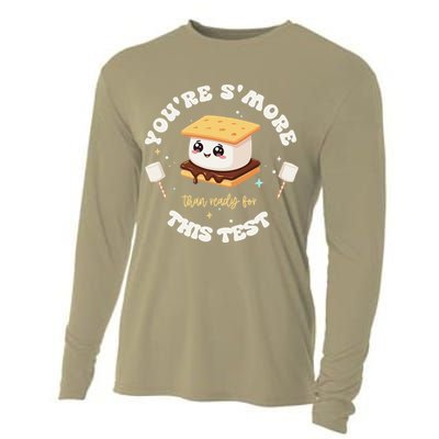 You Are Smore Than A Test Score State Test Day Teacher Cooling Performance Long Sleeve Crew