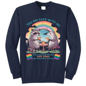 You Are Safe With Me Pride Month Lgbt Tall Sweatshirt