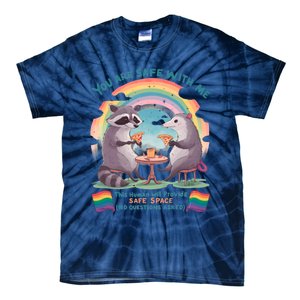 You Are Safe With Me Pride Month Lgbt Tie-Dye T-Shirt