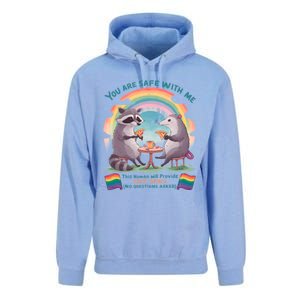 You Are Safe With Me Pride Month Lgbt Unisex Surf Hoodie