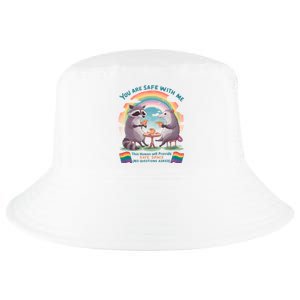 You Are Safe With Me Pride Month Lgbt Cool Comfort Performance Bucket Hat