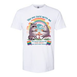 You Are Safe With Me Pride Month Lgbt Softstyle CVC T-Shirt