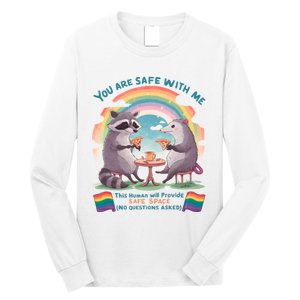 You Are Safe With Me Pride Month Lgbt Long Sleeve Shirt