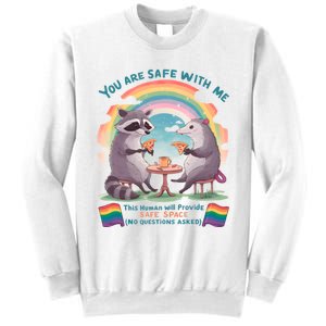 You Are Safe With Me Pride Month Lgbt Sweatshirt