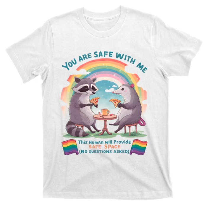 You Are Safe With Me Pride Month Lgbt T-Shirt