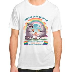 You Are Safe With Me Pride Month Lgbt Adult ChromaSoft Performance T-Shirt