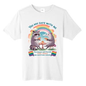 You Are Safe With Me Pride Month Lgbt Tall Fusion ChromaSoft Performance T-Shirt