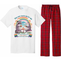 You Are Safe With Me Pride Month Lgbt Pajama Set