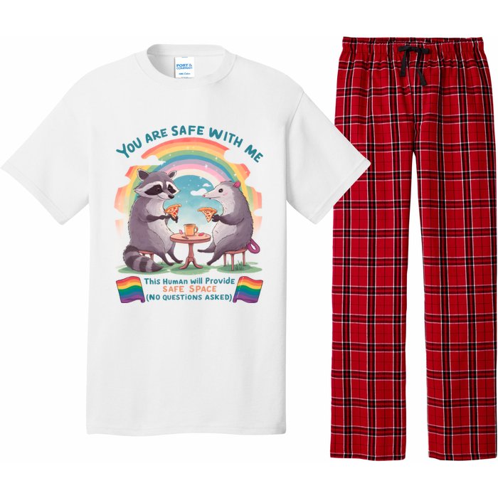 You Are Safe With Me Pride Month Lgbt Pajama Set