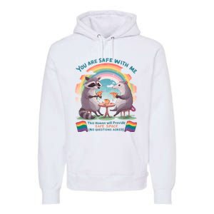 You Are Safe With Me Pride Month Lgbt Premium Hoodie