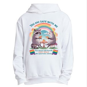 You Are Safe With Me Pride Month Lgbt Urban Pullover Hoodie