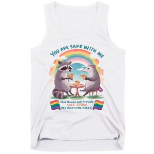 You Are Safe With Me Pride Month Lgbt Tank Top