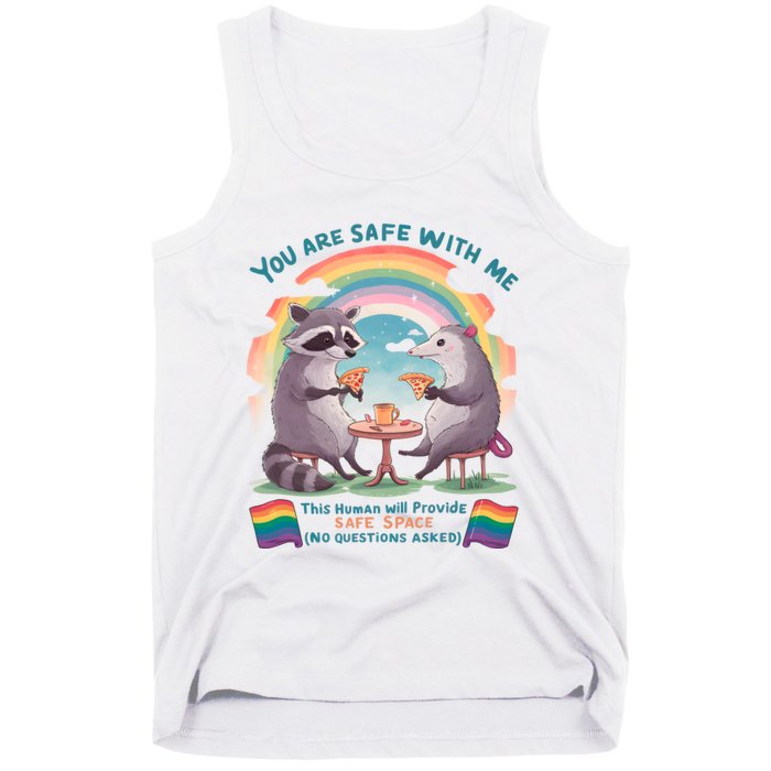 You Are Safe With Me Pride Month Lgbt Tank Top