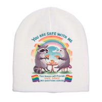 You Are Safe With Me Pride Month Lgbt Short Acrylic Beanie