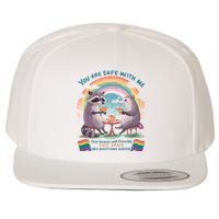 You Are Safe With Me Pride Month Lgbt Wool Snapback Cap