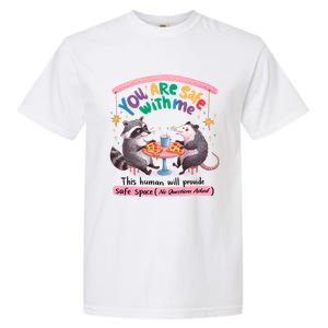 You Are Safe With Me Raccoon Lgbt Garment-Dyed Heavyweight T-Shirt