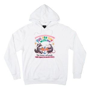 You Are Safe With Me Raccoon Lgbt Hoodie