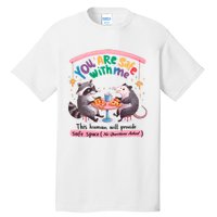 You Are Safe With Me Raccoon Lgbt Tall T-Shirt