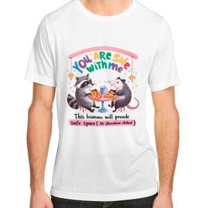 You Are Safe With Me Raccoon Lgbt Adult ChromaSoft Performance T-Shirt