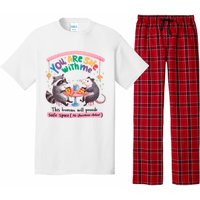 You Are Safe With Me Raccoon Lgbt Pajama Set