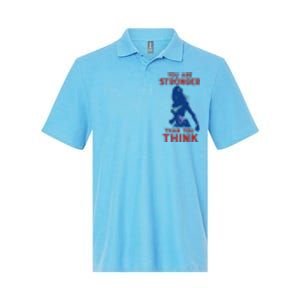 You Are Stronger Than You Think Softstyle Adult Sport Polo