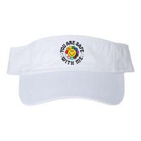 You Are Safe With Me Lgbtq Pride Ally Smile Face Back Visor